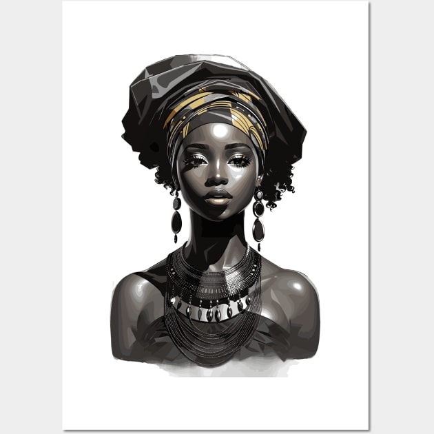 Afrocentric Woman Wall Art by Graceful Designs